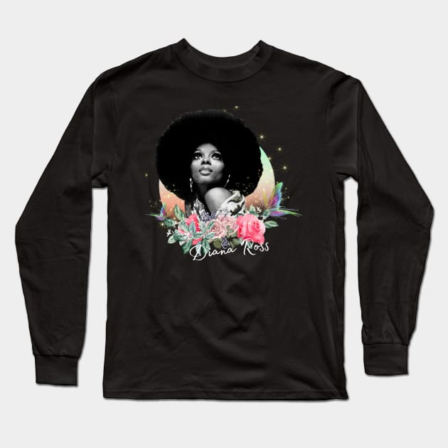 Diana R. queen of blues vintage Long Sleeve T-Shirt by BandarTogel05